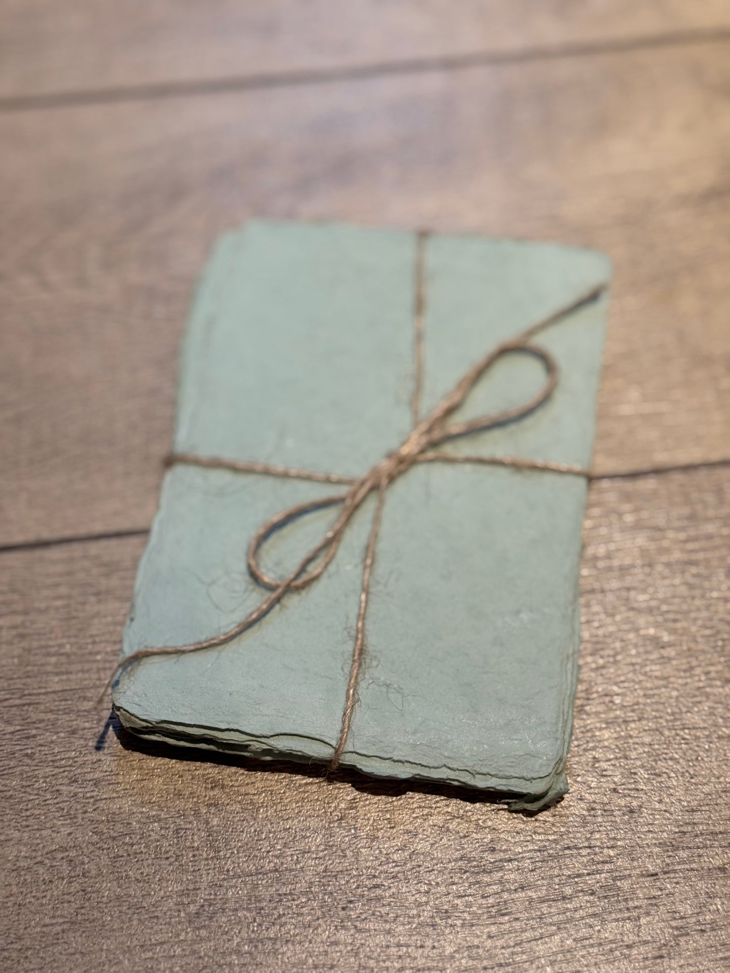 4x6” Mixed Recycled and Abaca Fiber Handmade Paper (10 sheets/set)