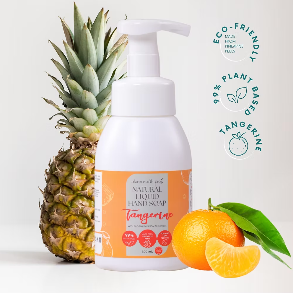 Natural Foaming Liquid Hand Soap Tangerine 300ml - Simula PH