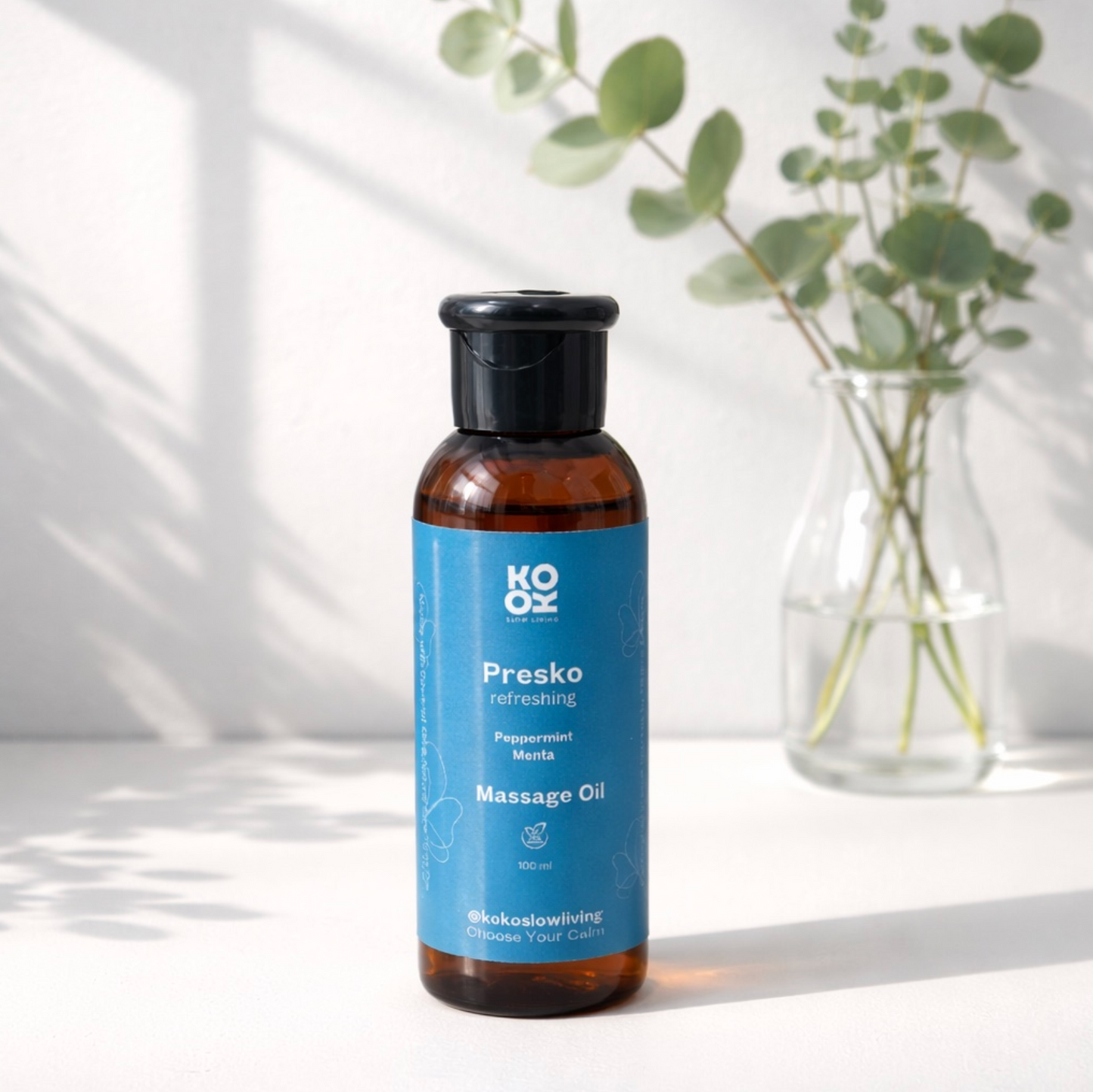 EXTRA VIRGIN COCONUT Massage Oil | Peppermint Scent