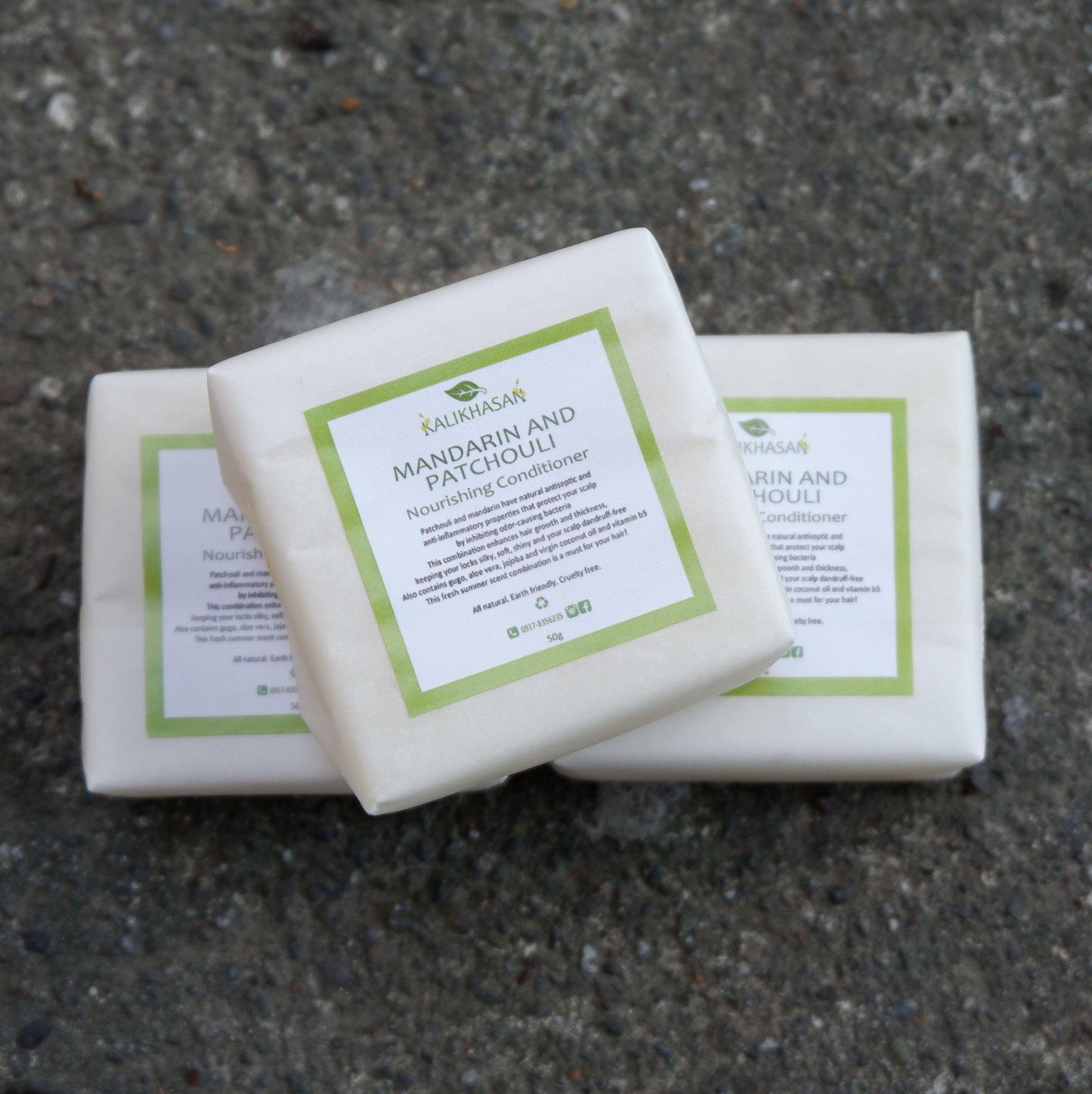 Mandarin & Patchouli Conditioner Bar-Kalikhasan-Simula PH