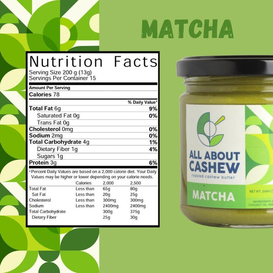Matcha Cashew Butter - Simula PH