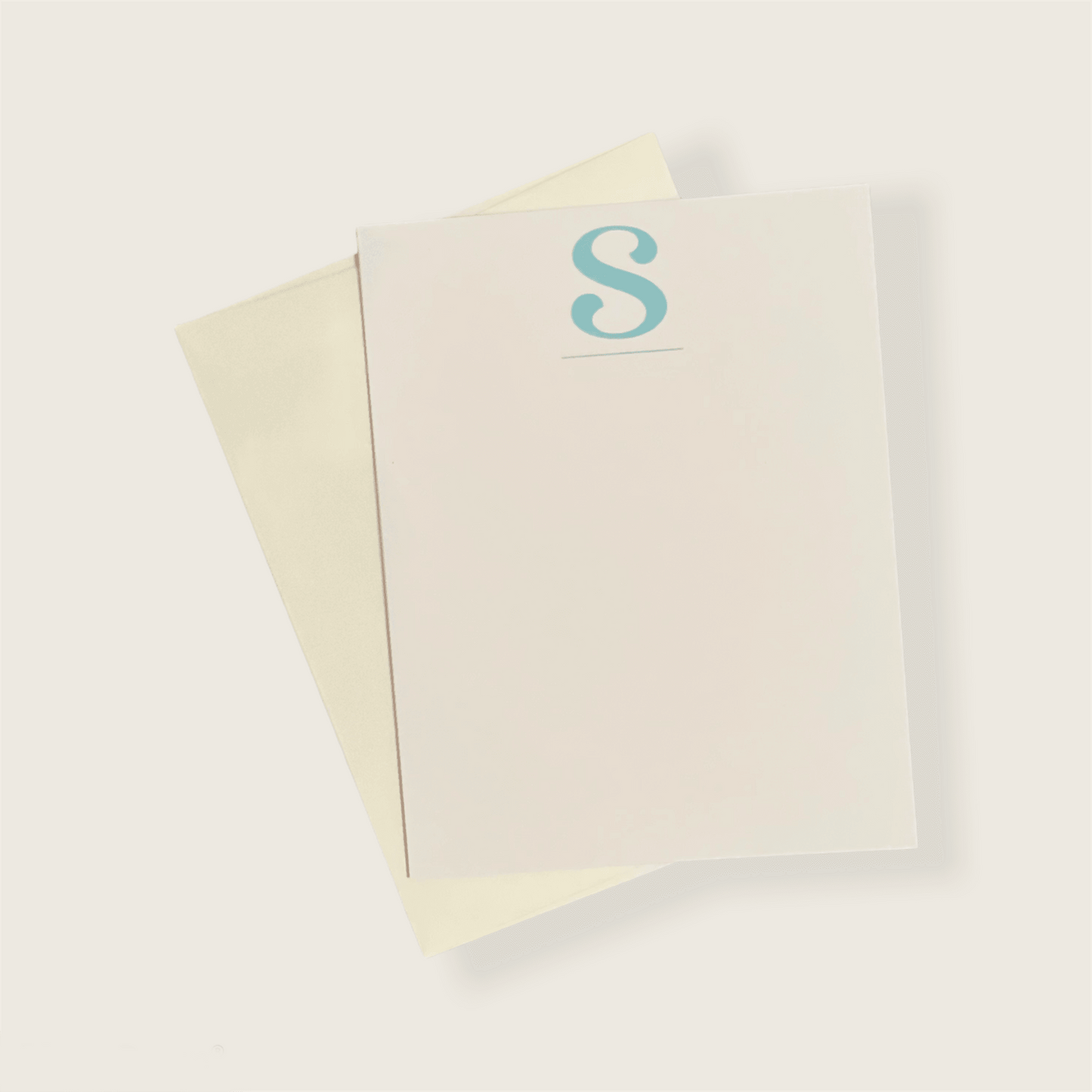 Monogram S Notecard - Simula PH