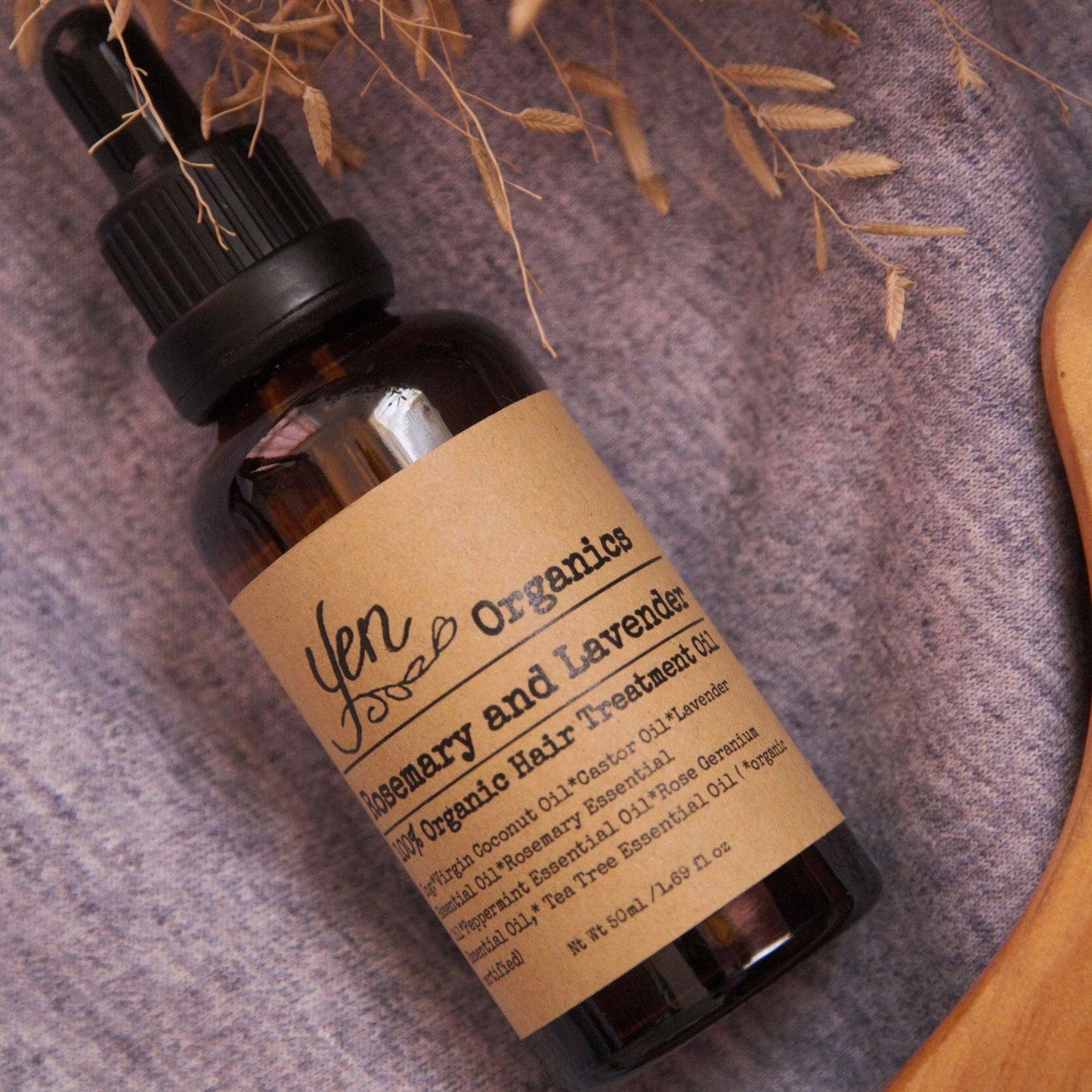 Rosemary and Lavender Hair Treatment Oil - Simula PH