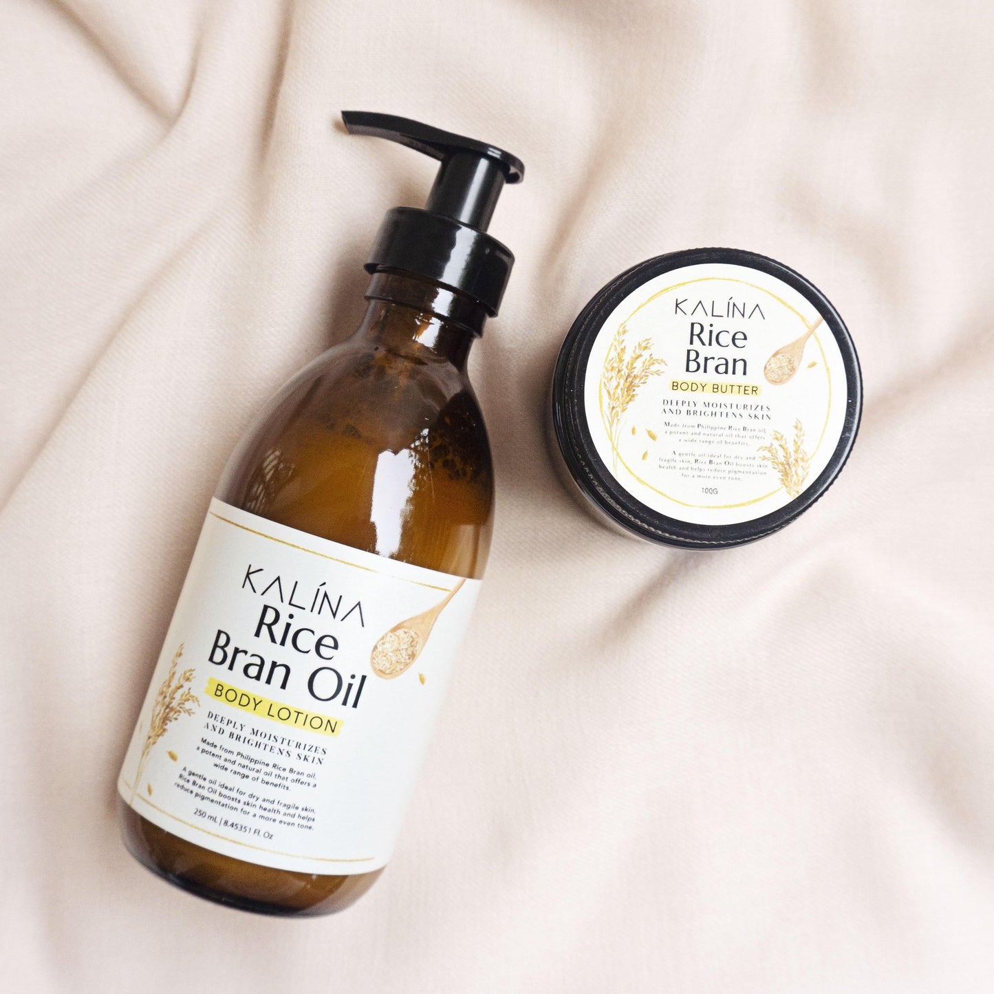 Rice Bran Oil Hand & Body Lotion (250 mL)-Kalina Organics-Simula PH