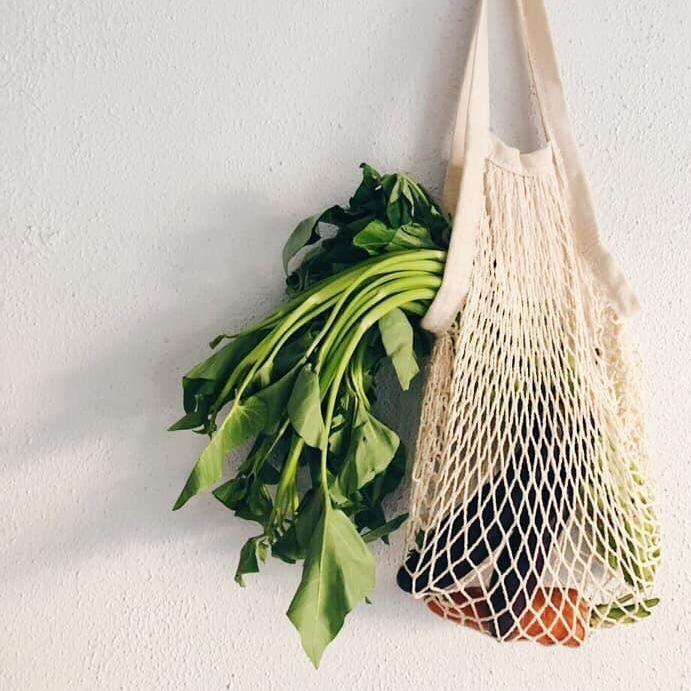 Long Handle Farmer's Net Bag Simula PH Cream