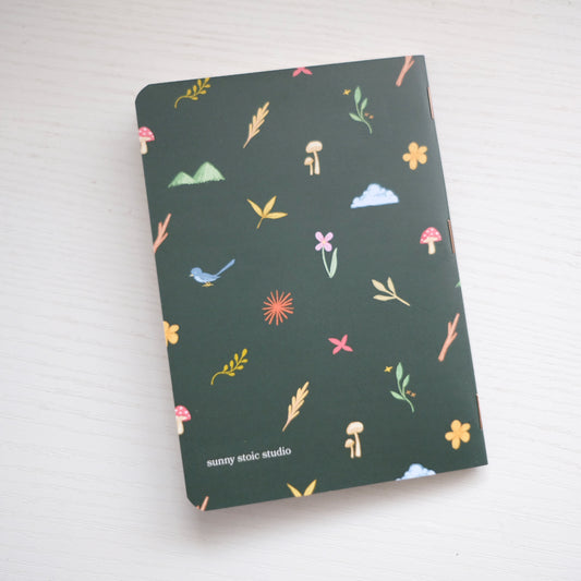 Nature Walk Moss A6 Pocket Journal