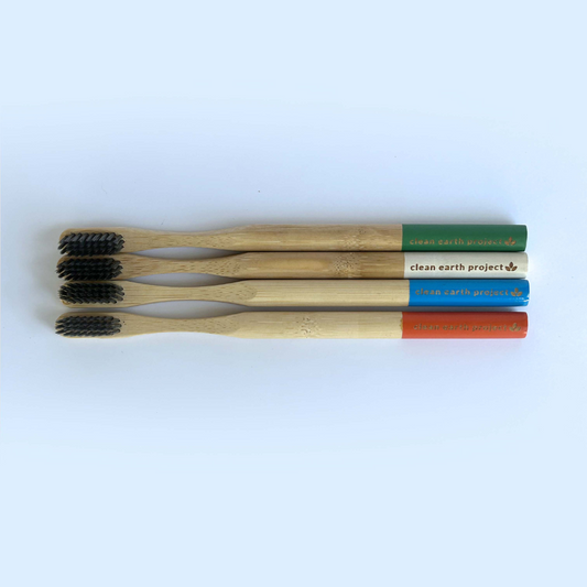 Bamboo Toothbrush | 4-Piece Set - Simula PH