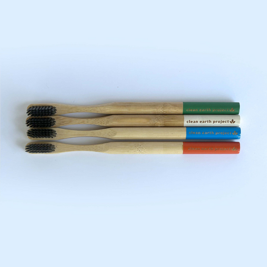 Bamboo Toothbrush | 4-Piece Set