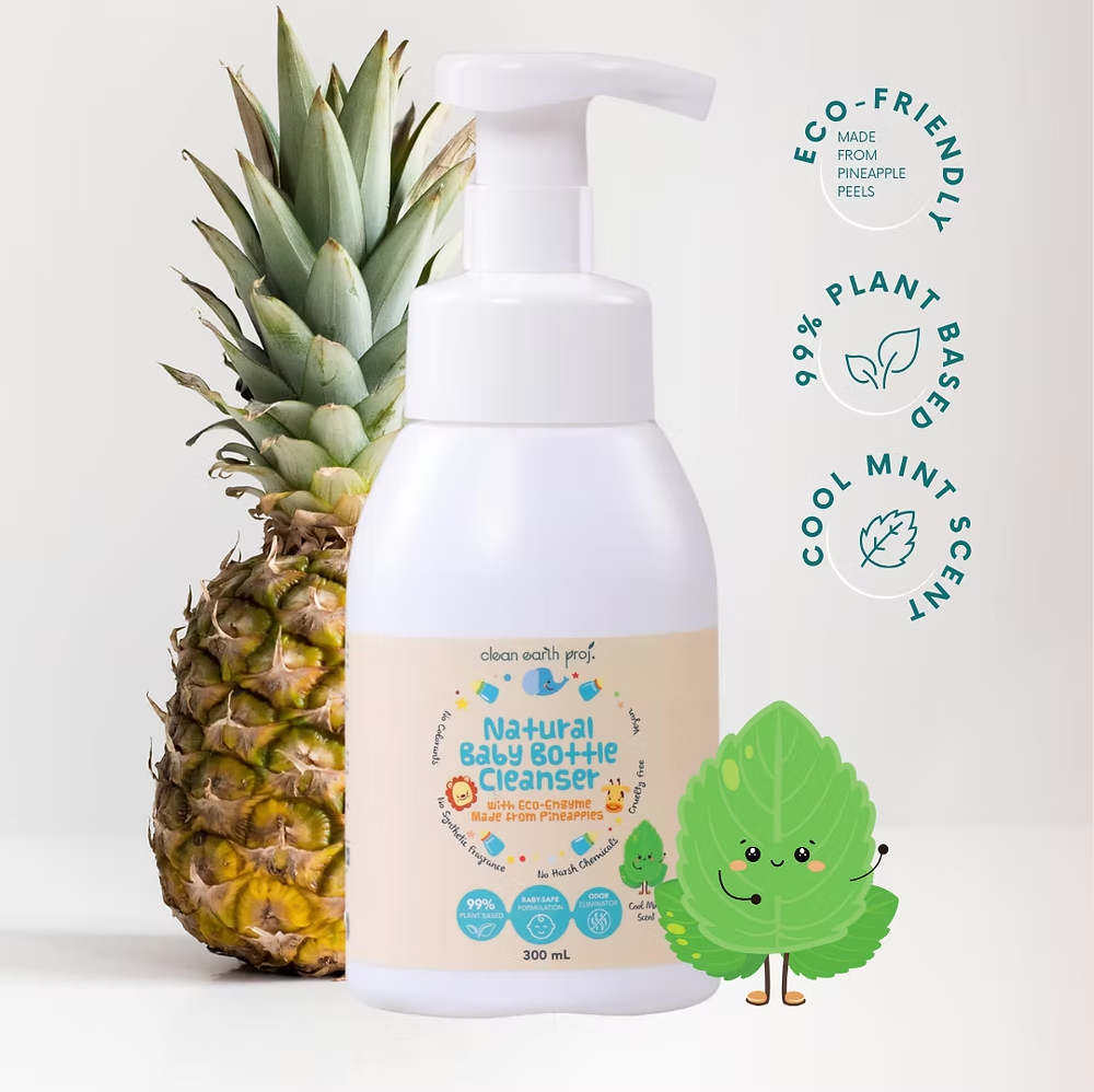 Natural Baby Bottle Cleanser Mint 300ml - Simula PH