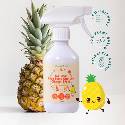 Natural Toy and Surface Cleaner Spray Pineapple Natural Sour 300ml - Simula PH