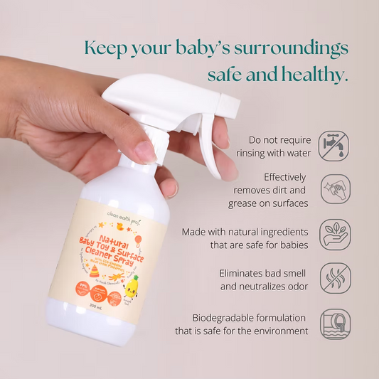 Natural Toy and Surface Cleaner Spray Pineapple Natural Sour 300ml - Simula PH