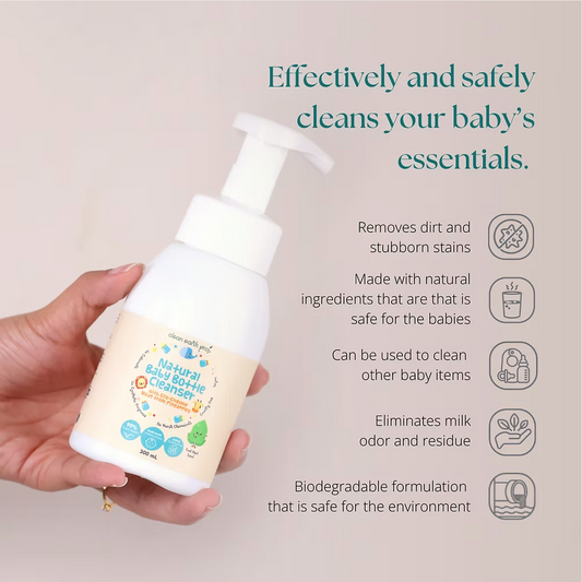 Natural Baby Bottle Cleanser Mint 300ml - Simula PH