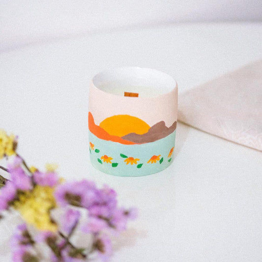 Sunrise Soy Candle-Sunny Label-Simula PH