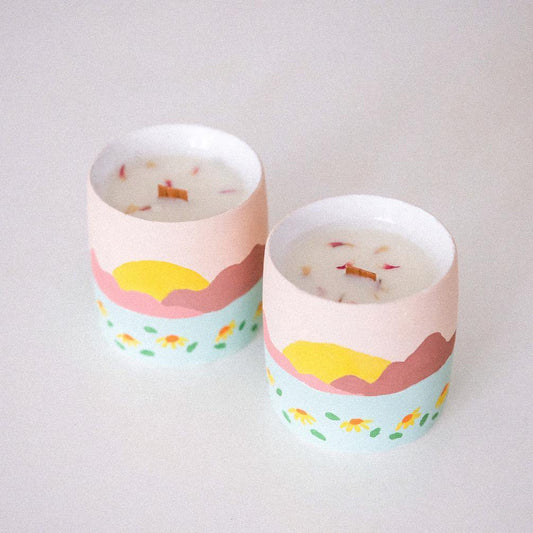Sunrise Soy Candle-Sunny Label-Simula PH
