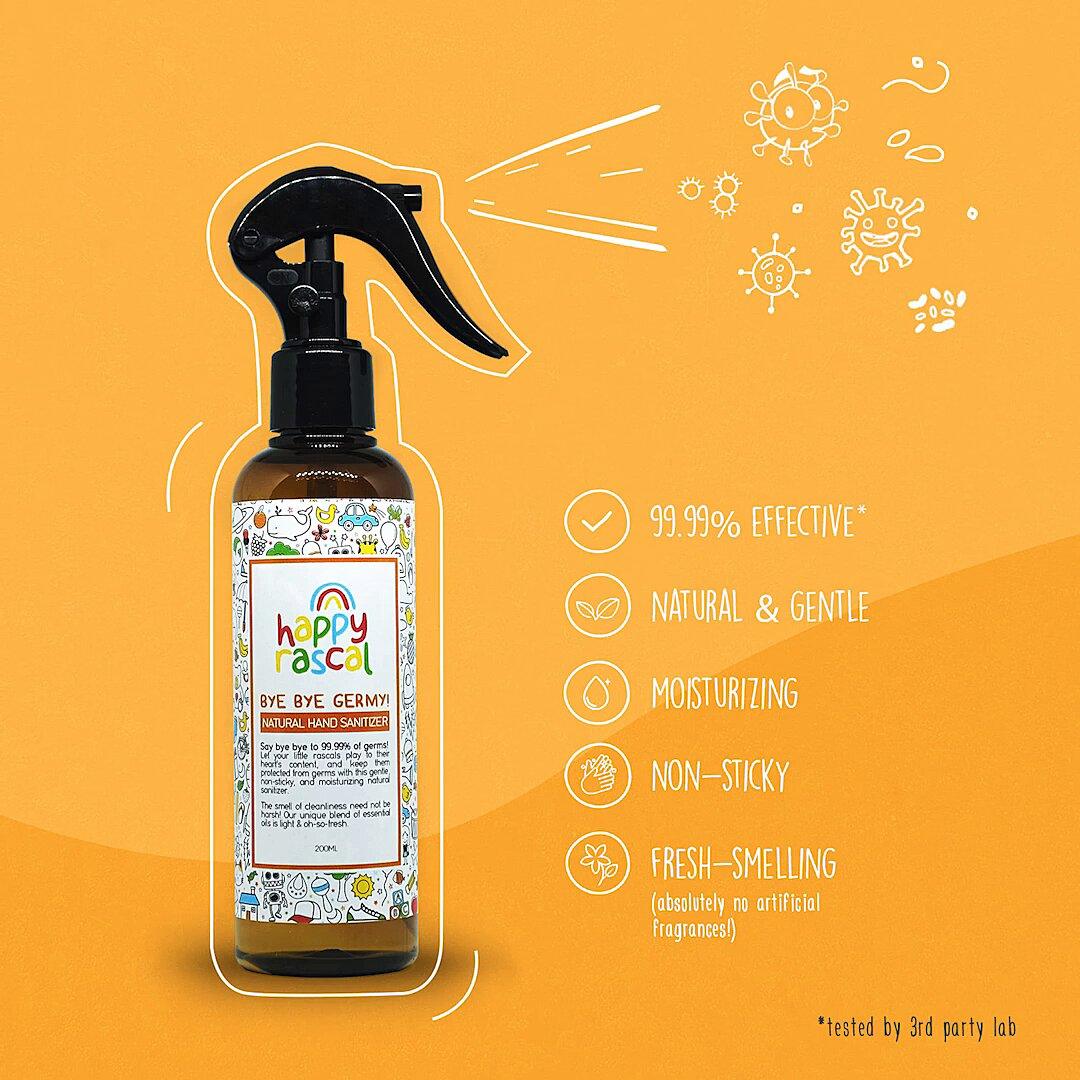 BYE BYE GERMY Natural Hand Sanitizer - Simula PH