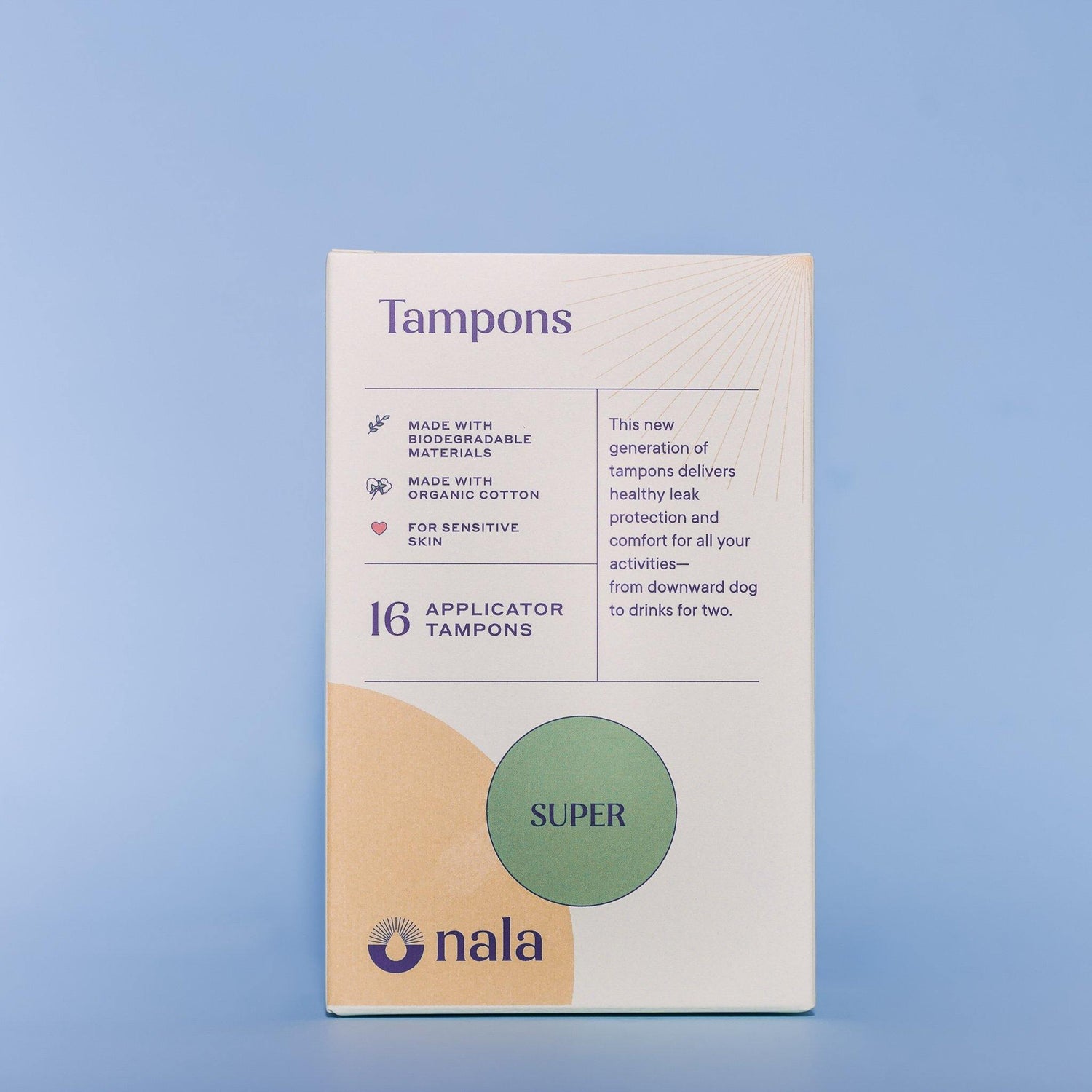 Nala Biodegradable Super Tampons - Simula PH