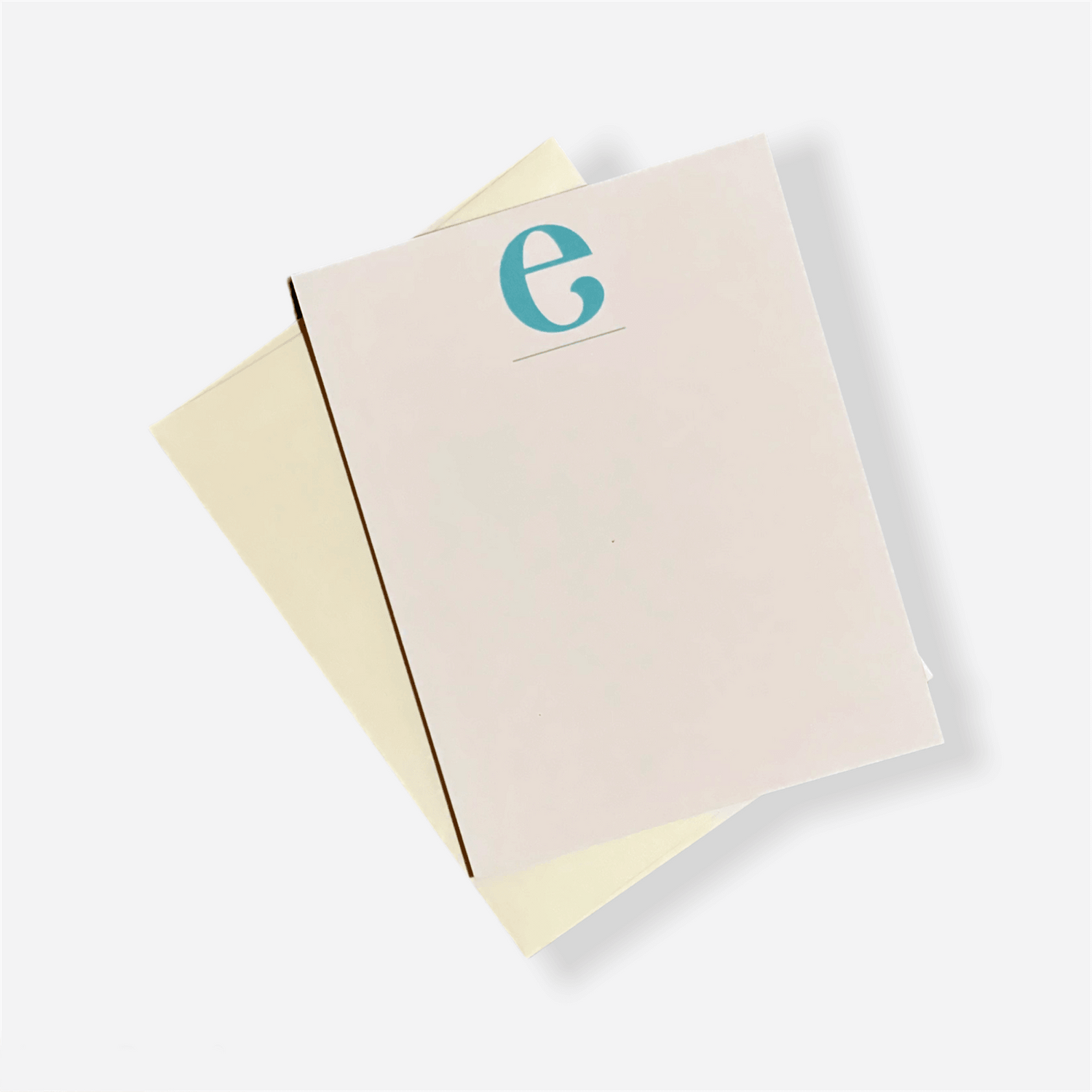 Monogram E Notecard-Earthy Paperie-Simula PH