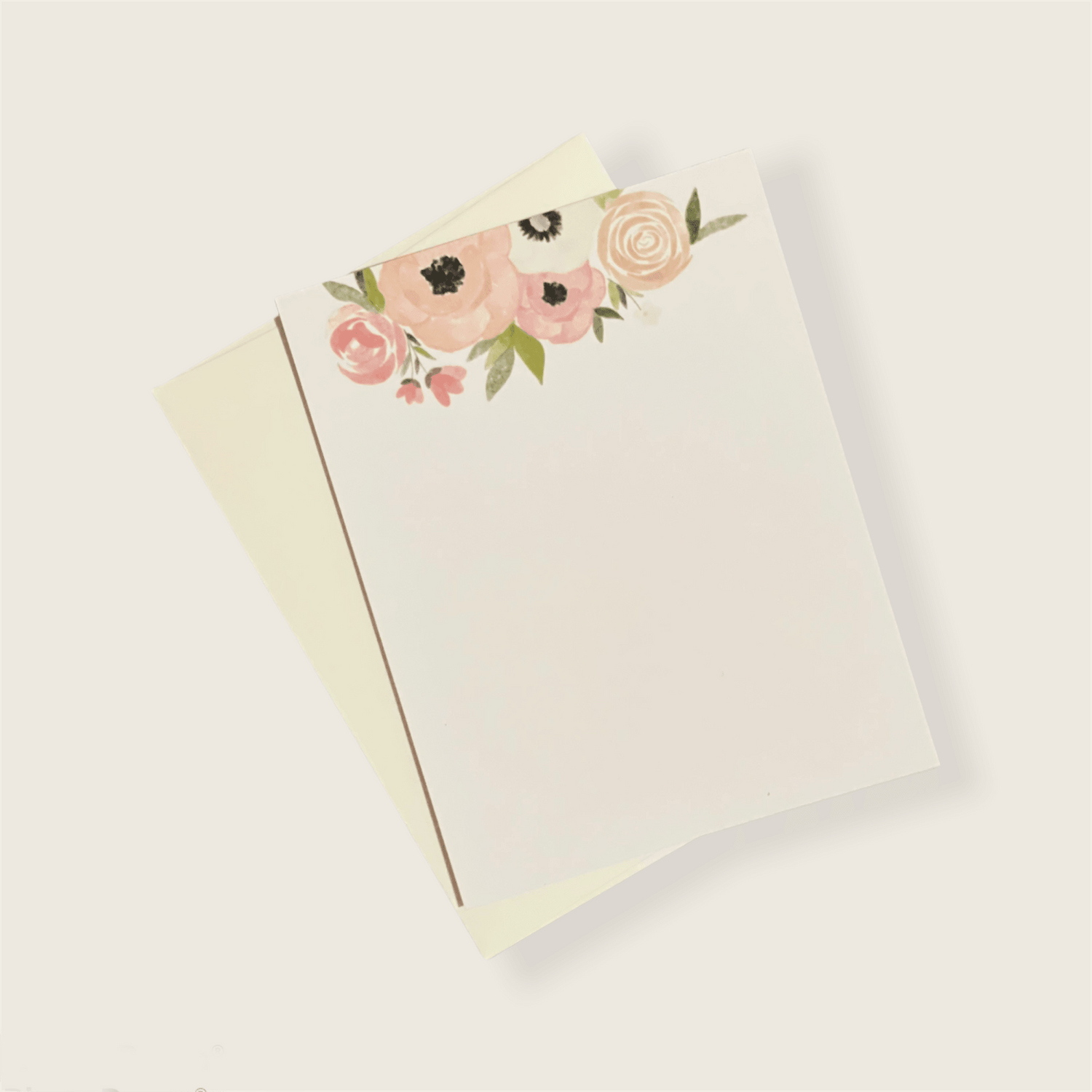 Floral Watercolor Notecard-Earthy Paperie-Simula PH