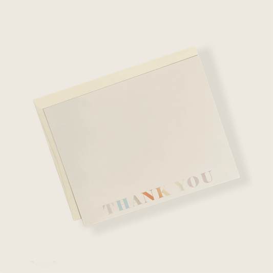 Thank You Colorful Notecard-Earthy Paperie-Simula PH