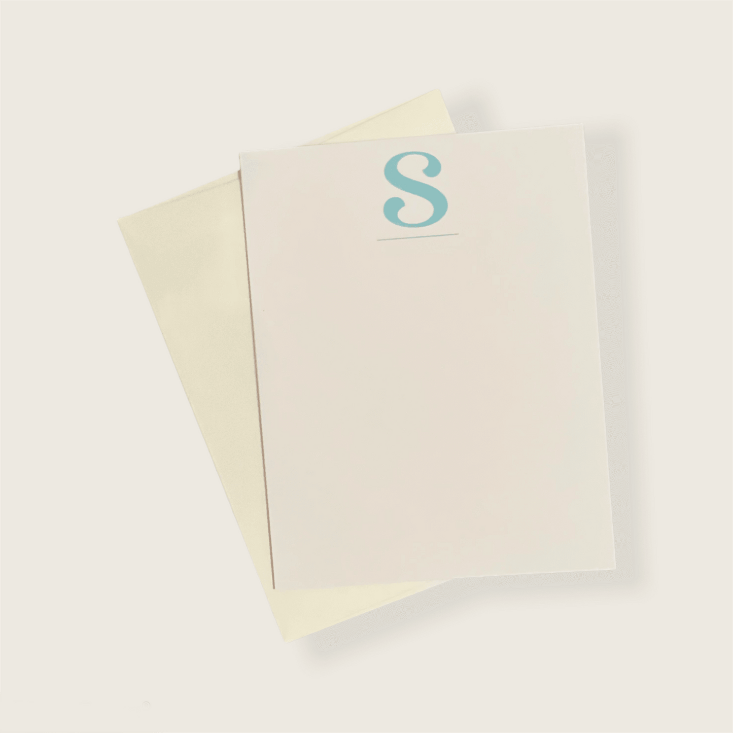 Monogram S Notecard-Earthy Paperie-Simula PH