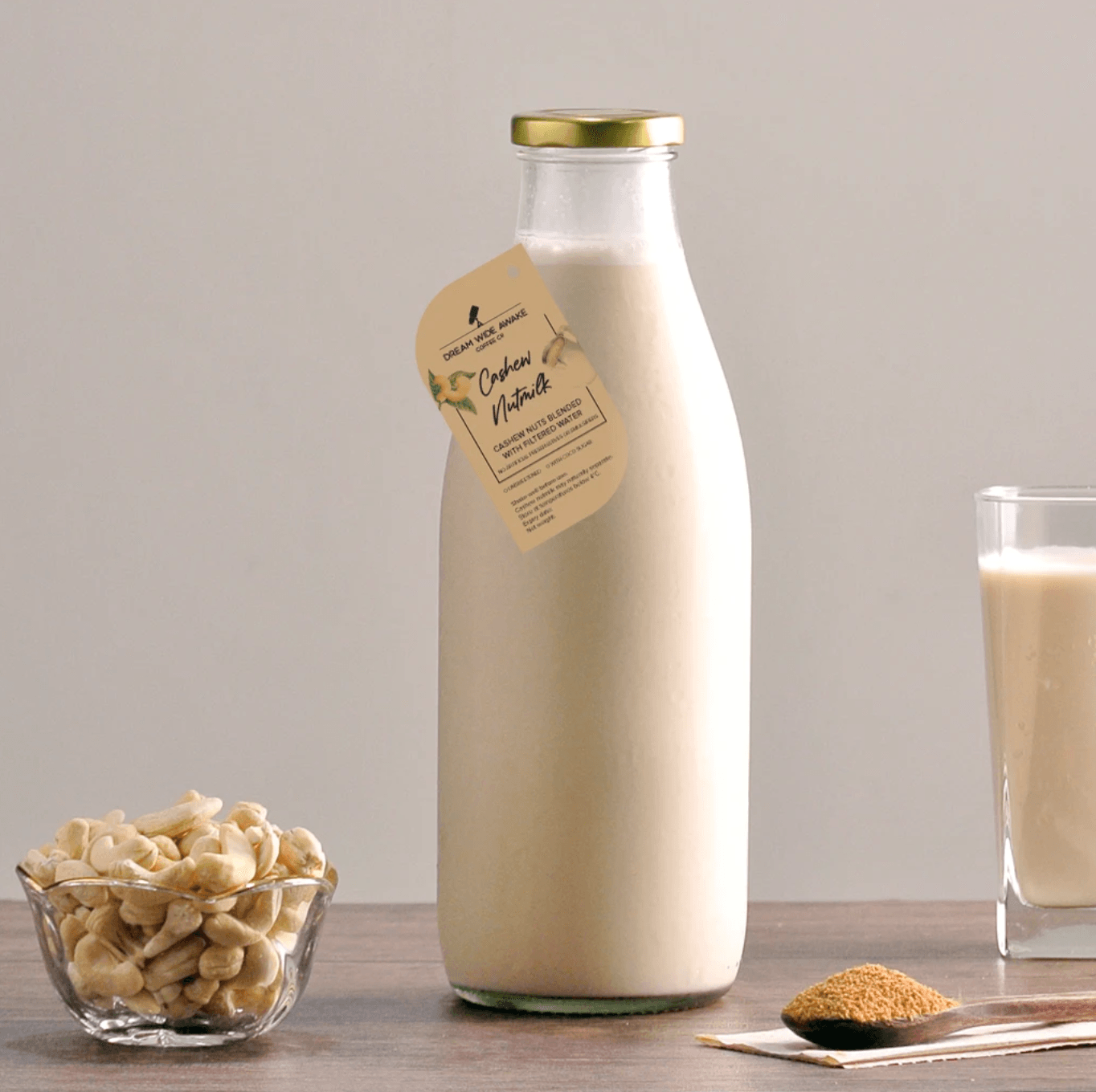 Cashew Milk, Sweetened with Coco Sugar - Simula PH