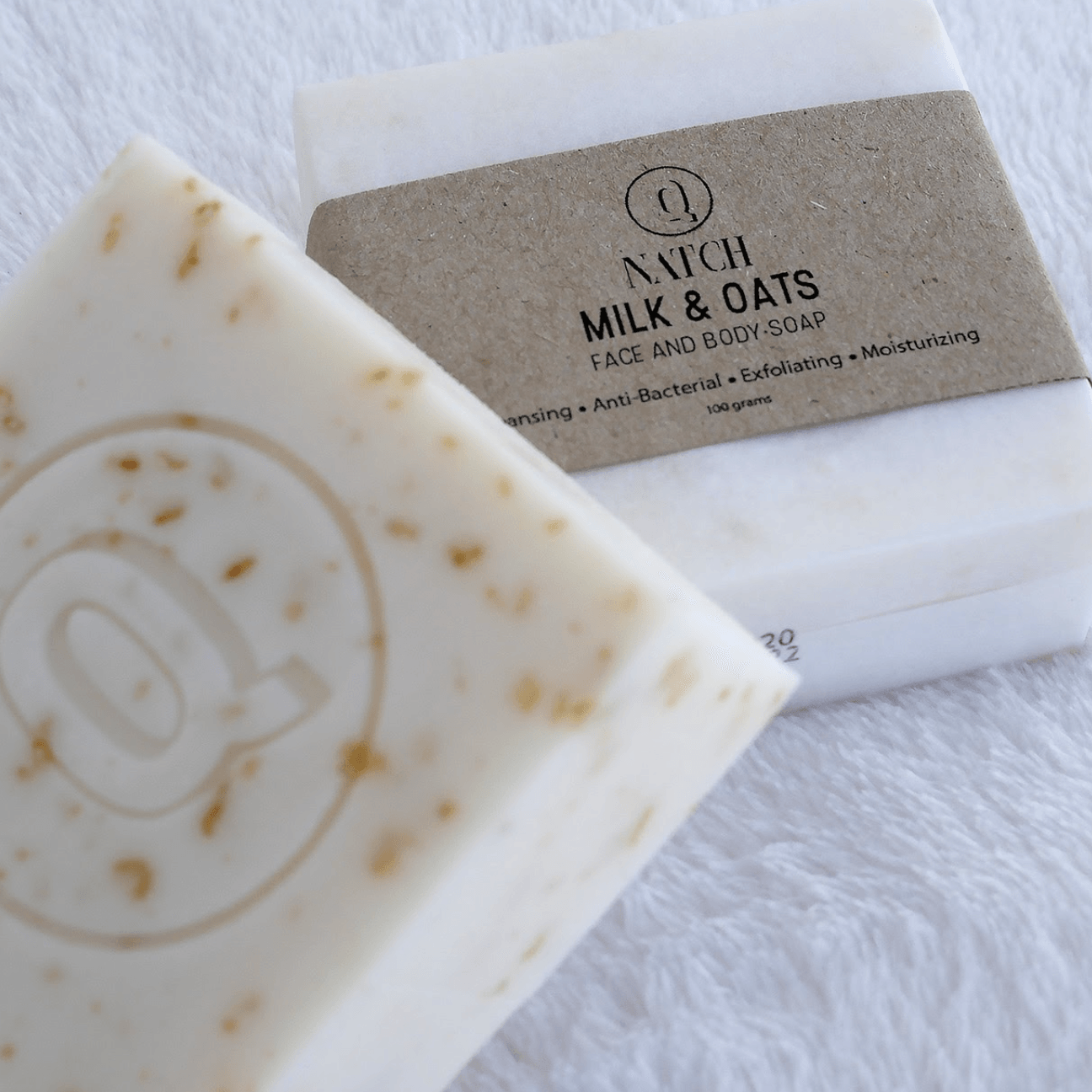Natch Milk and Oats Face and Body Soap-Qraye Beauty-Simula PH