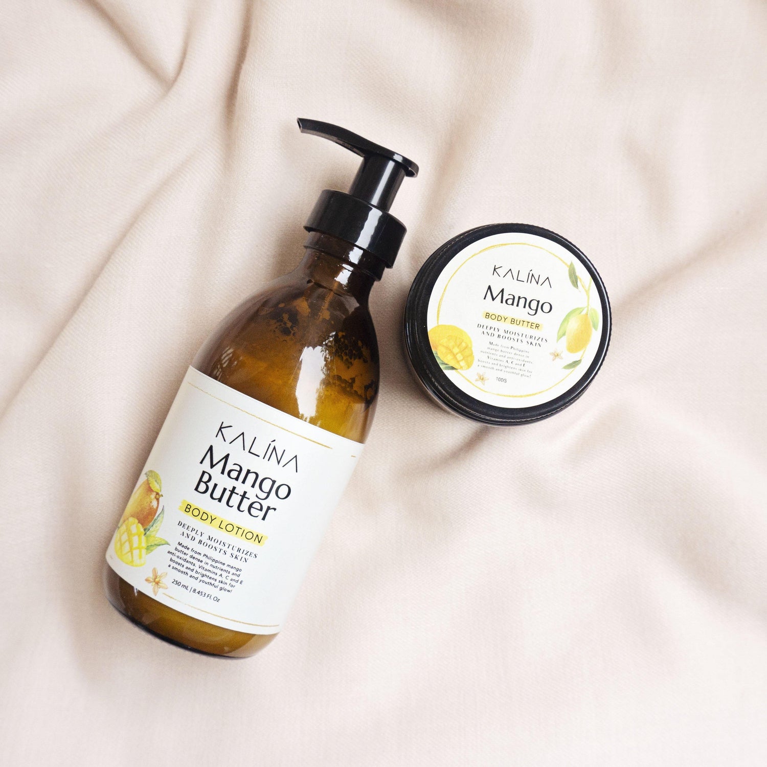 Mango Butter Hand & Body Lotion (250 mL)-Kalina Organics-Simula PH