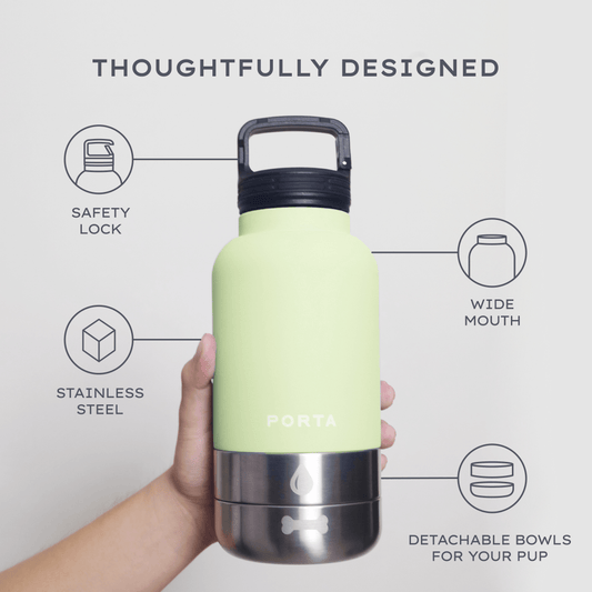 The pup online buds water bottle