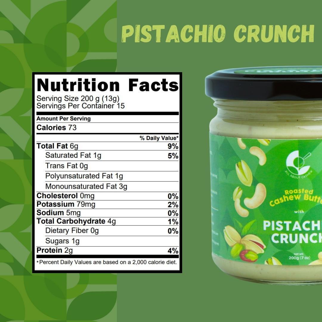 Pistachio Crunch Cashew Butter - Simula PH