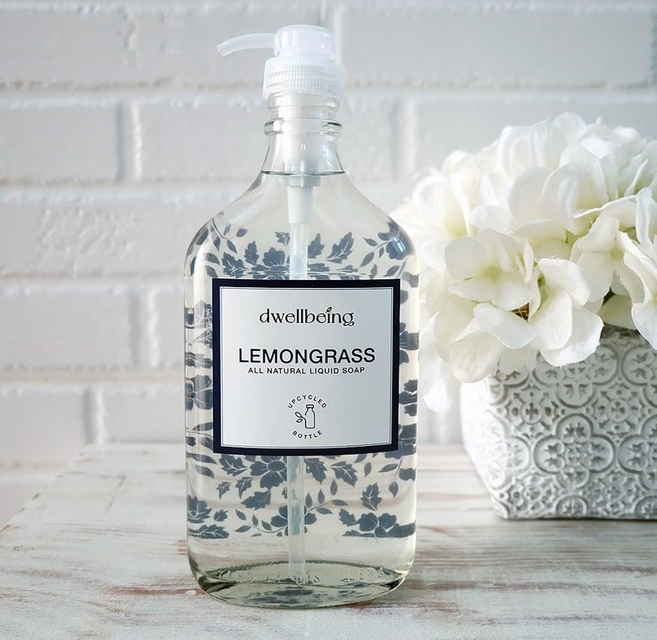 All-Natural Lemongrass Liquid Soap 375ml - Simula PH